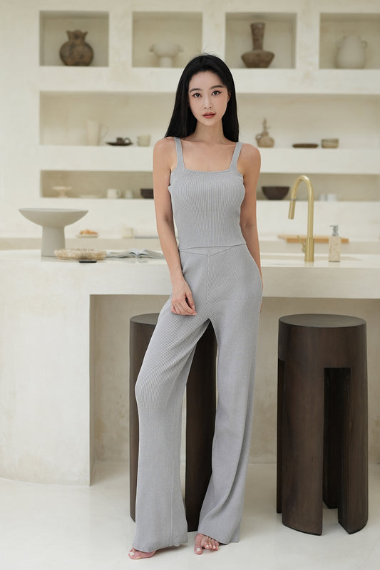 Ice Knit High Waist Pants<br/>冰紗長腿褲 By mumm - Milu