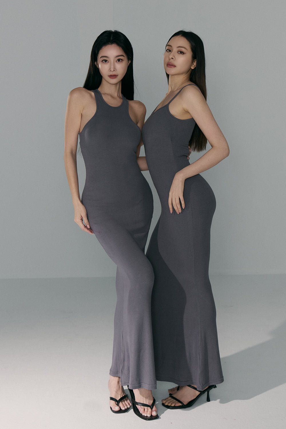 Elegant Rib Knit Maxi Bra Dress (入門必試bra dress) By mumm - Milu
