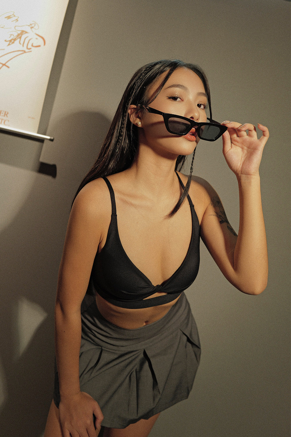 Essential Front Knot Bra Top (蝴蝶扭結) By mumm - Milu