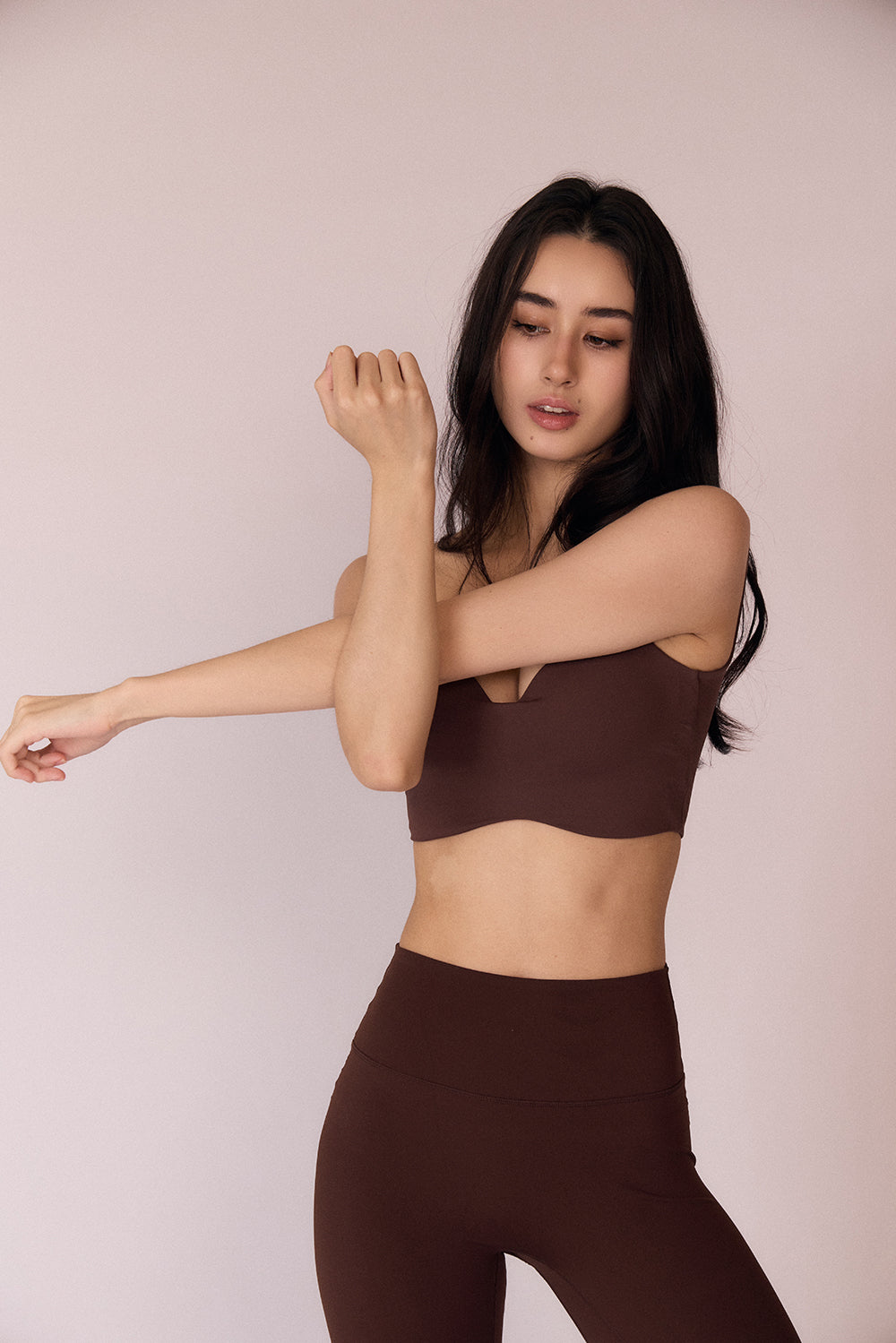 (最後現貨) Essential Heart Shape Bra Top<br/>防移位桃心領Bra Top -【巧克力 M】