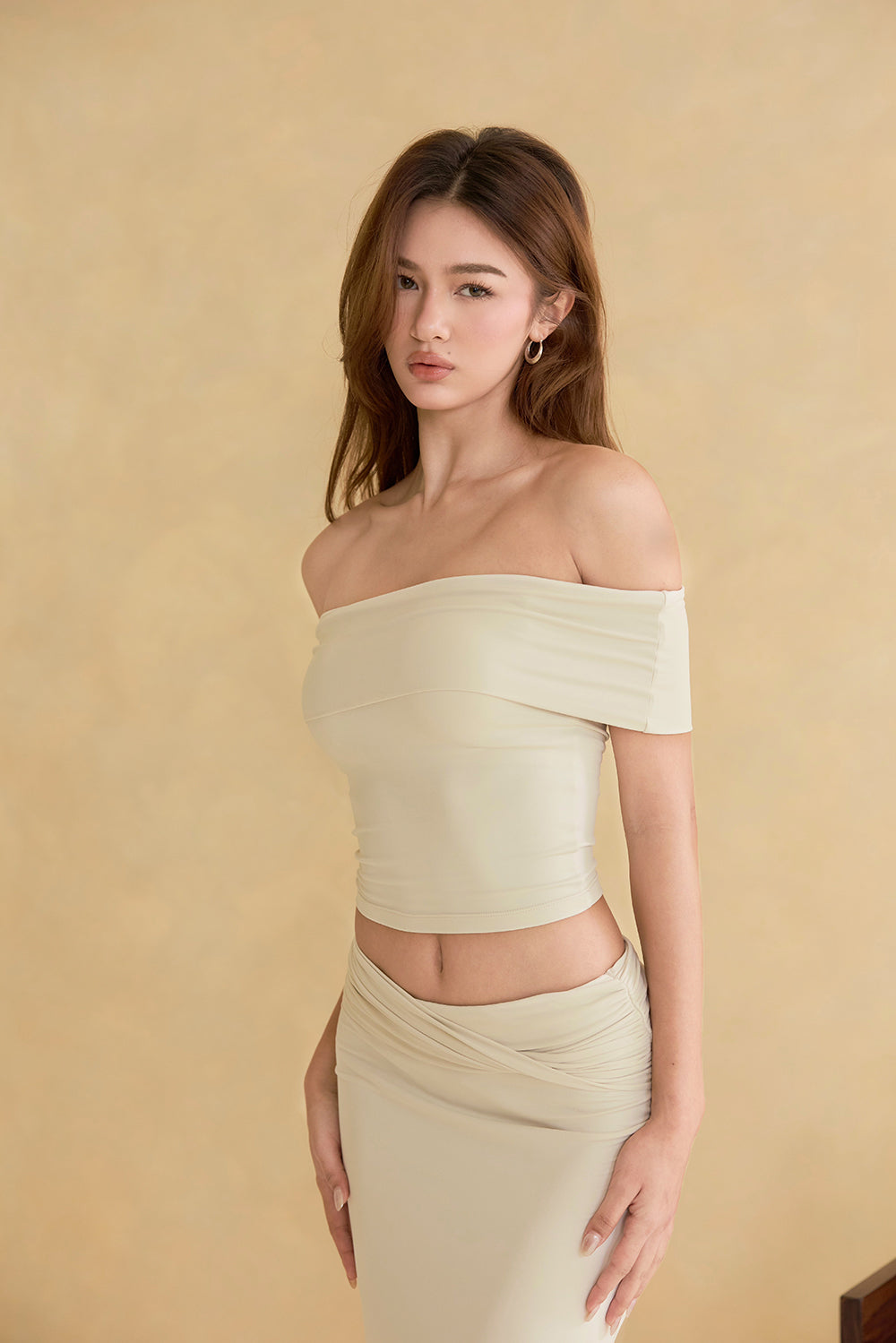 mumm SOFT Off-Shoulder Sleeveless BraTop (奶蓋一字領BraTop) By mumm - Milu