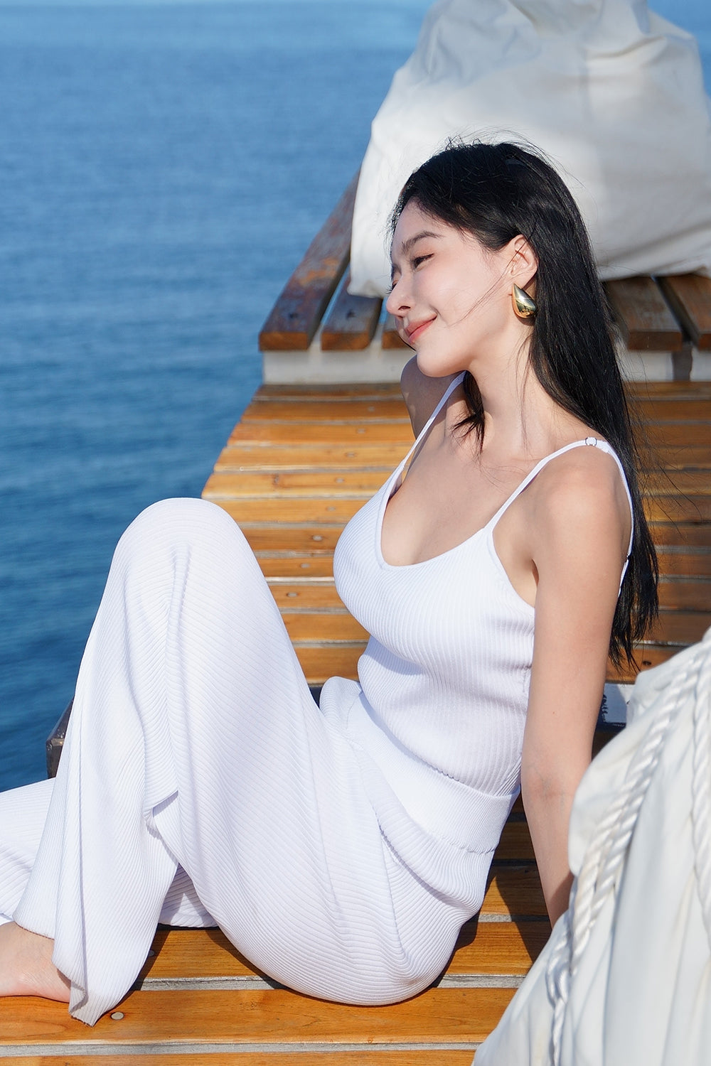 Ice Knit Spaghetti Strap Bra Top (冰紗細肩帶) By mumm - Milu
