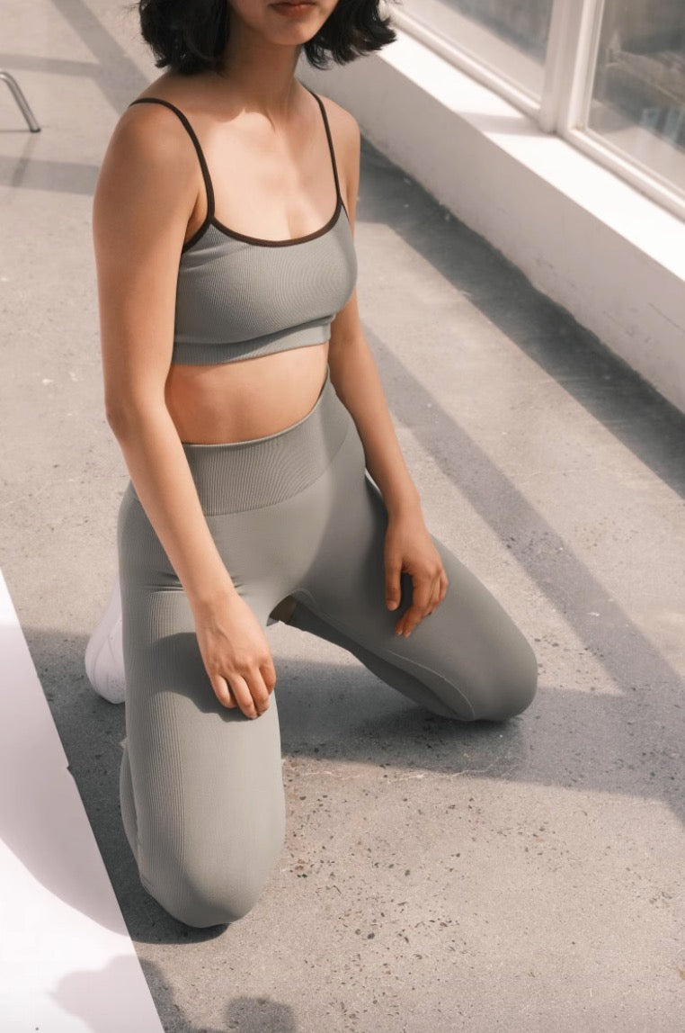 (現貨) Wrapin Camisole Bra Top - 【海沫綠M】 By AAAD - Active Wear - Milu