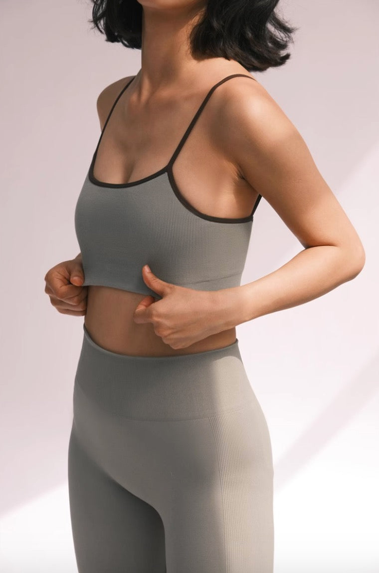 (現貨) Wrapin Camisole Bra Top - 【海沫綠M】 By AAAD - Active Wear - Milu
