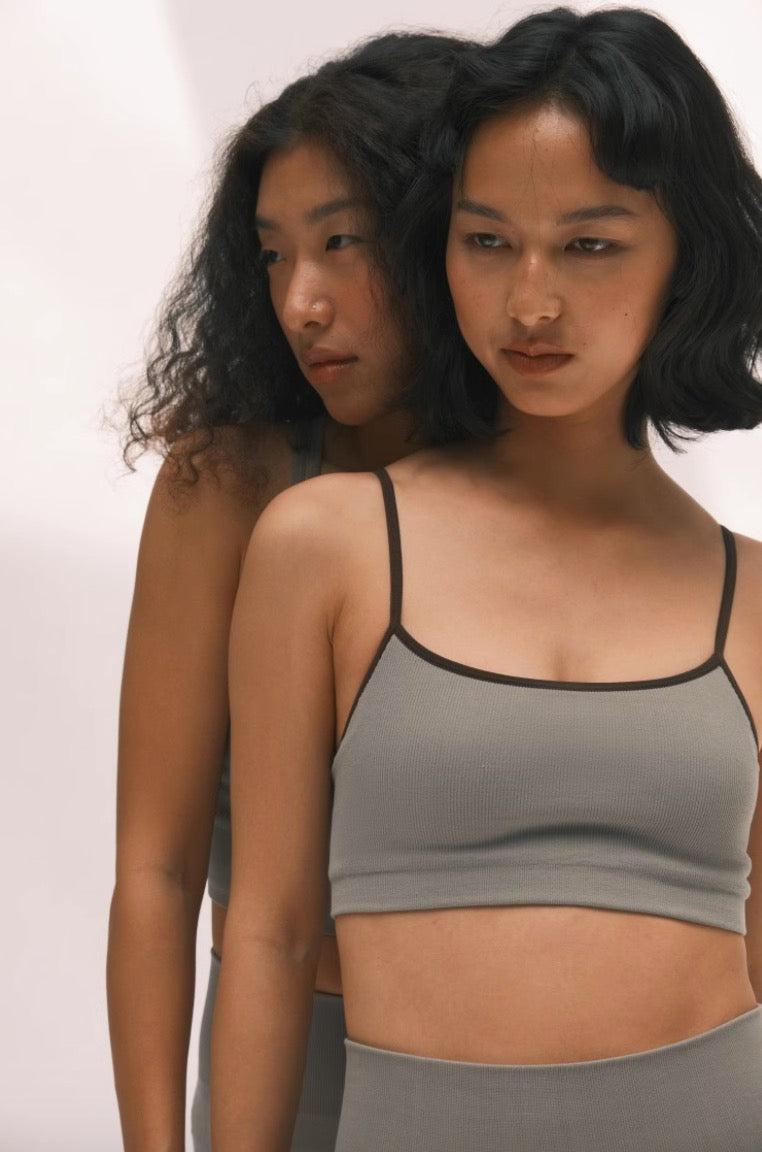 (現貨) Wrapin Camisole Bra Top - 【海沫綠M】 By AAAD - Active Wear - Milu