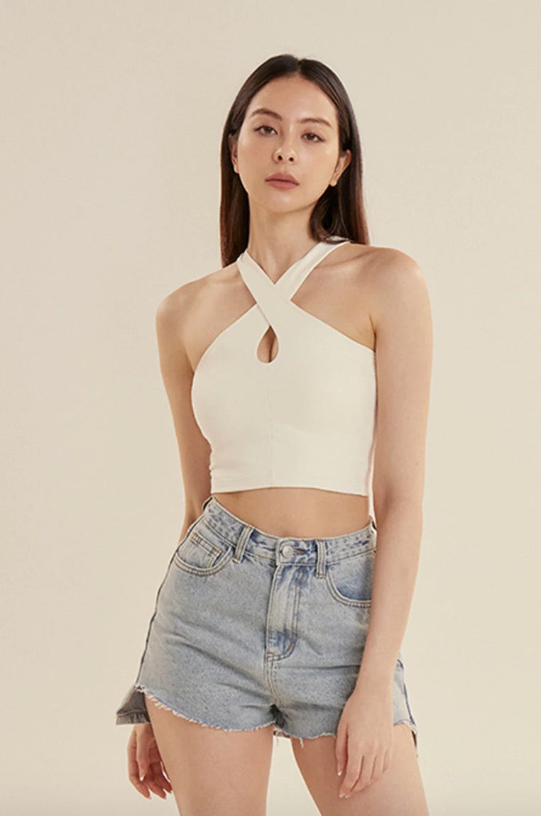Essential Cross Neck Bra Top (交叉繞頸) By mumm - Milu