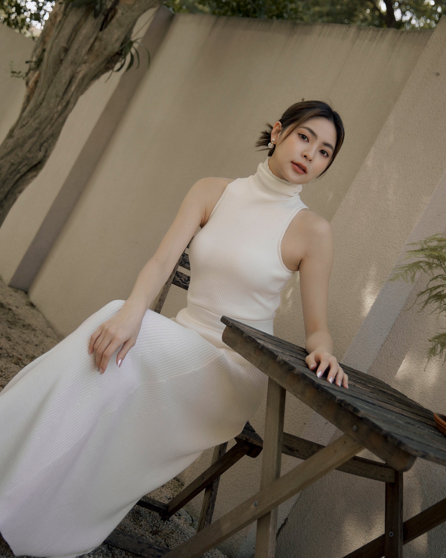 Daily Knit Full Skirt<br/>日常傘擺針織裙