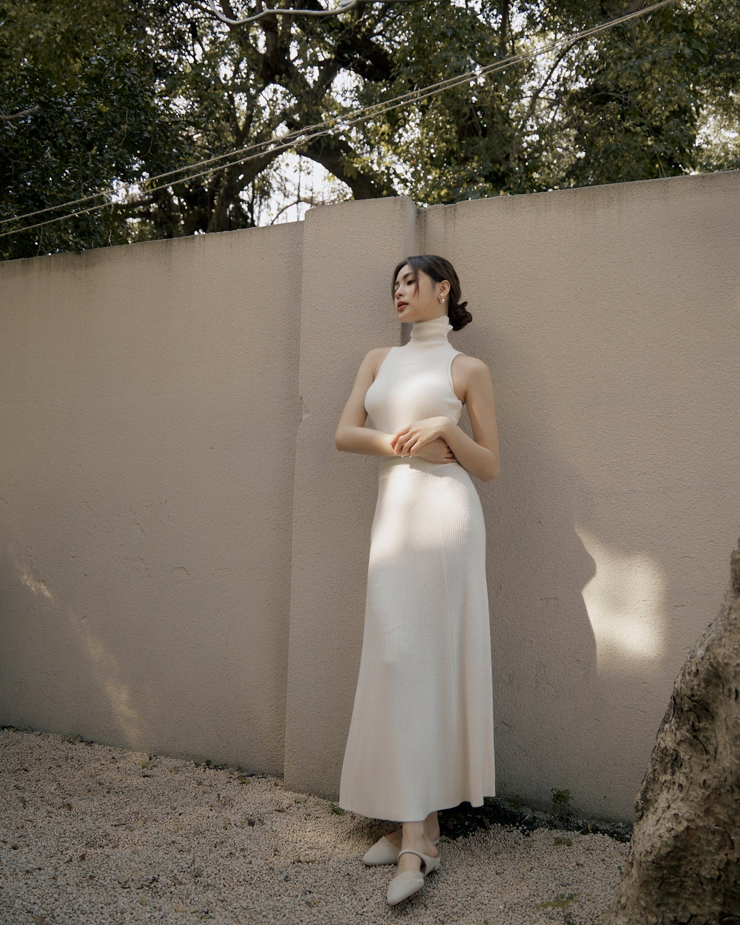 Daily Knit Full Skirt<br/>日常傘擺針織裙