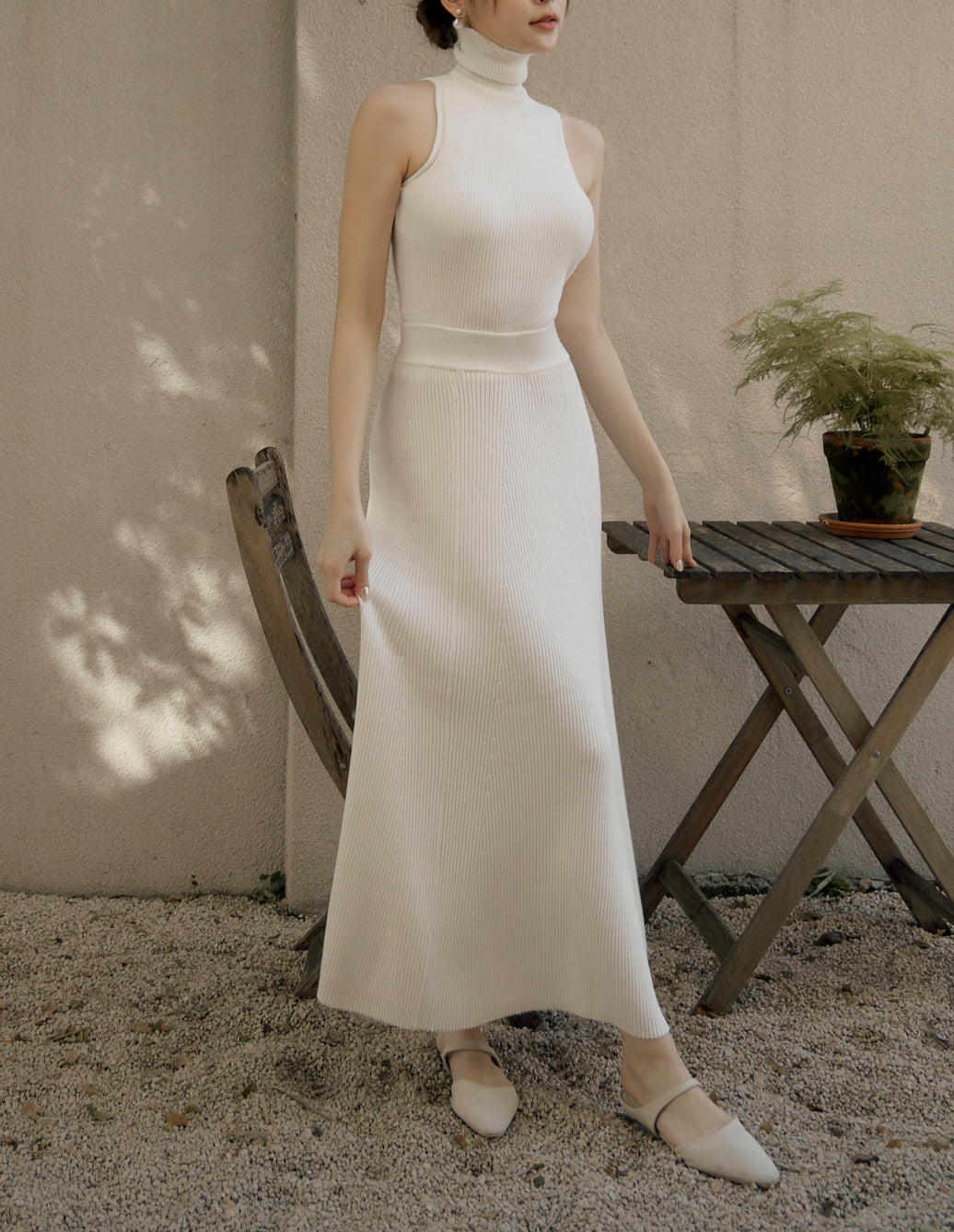Daily Knit Full Skirt<br/>日常傘擺針織裙