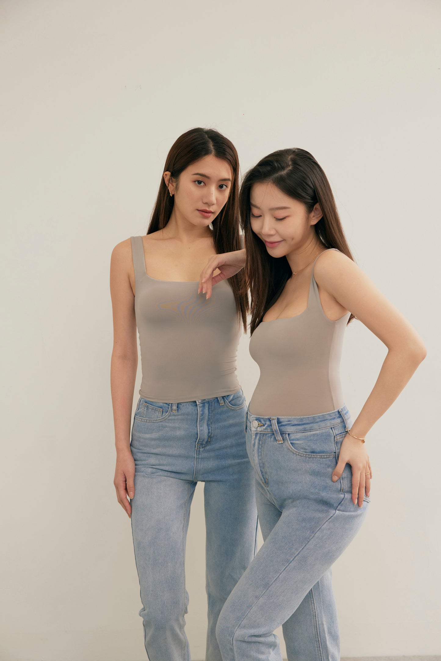 Base Square Neck Bra Top (輕塑腰收副乳) By Beigy - Milu