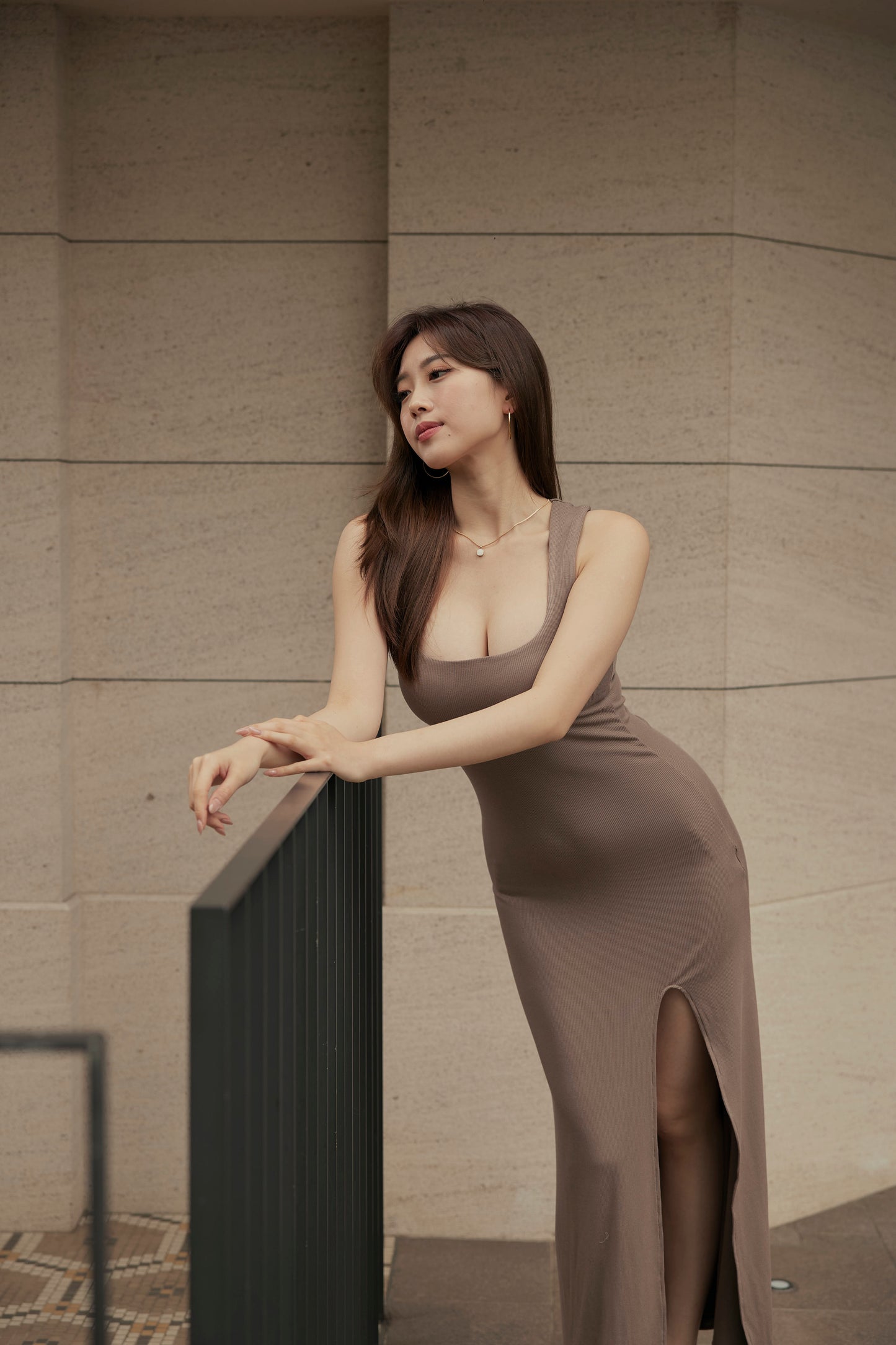 Slimming Slit Bra Dress (顯瘦Push-Up款) By Beigy - Milu