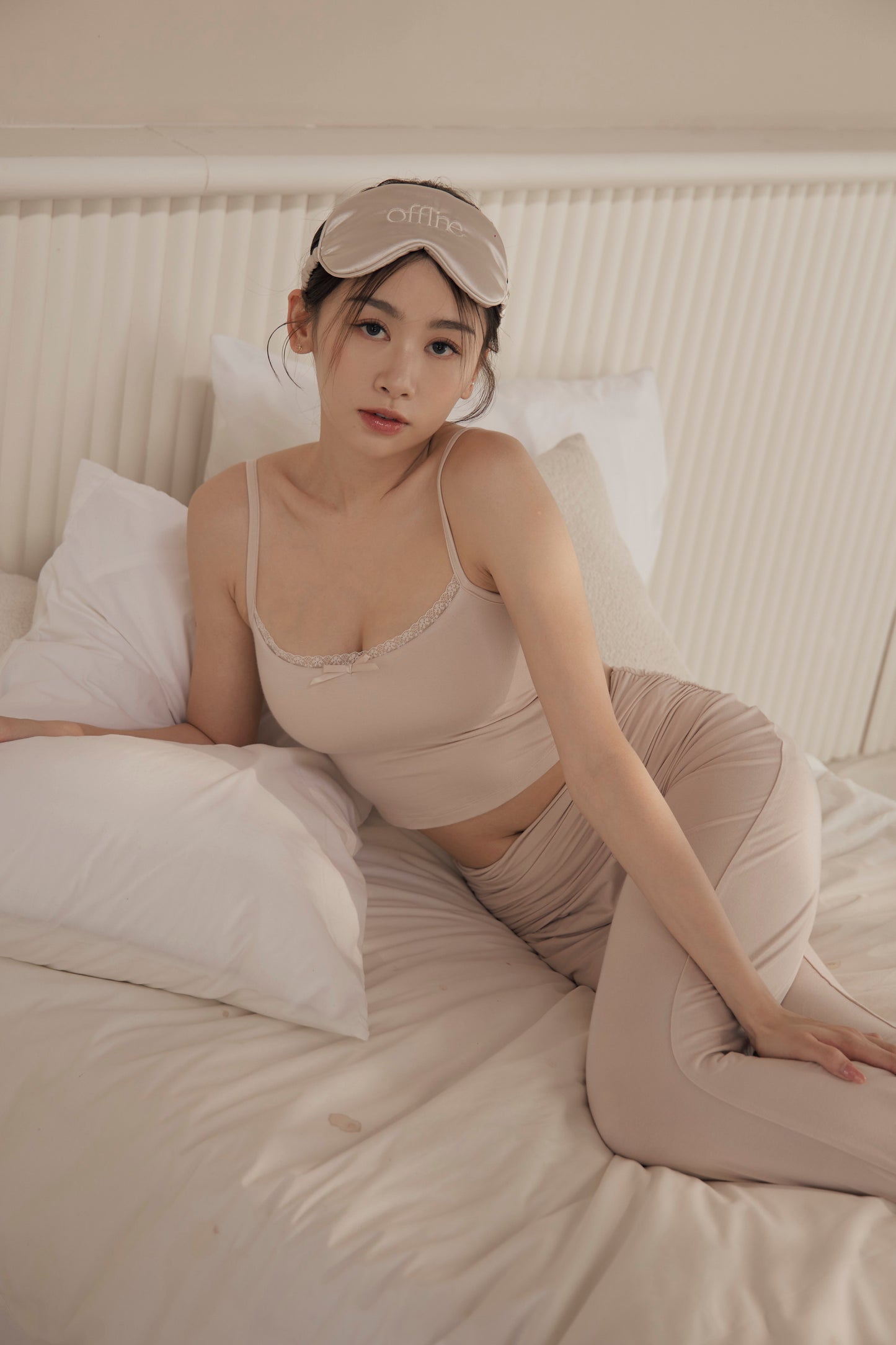 Modal Lace Strap Bra Top (蝴蝶結蕾絲) By Beigy - Milu