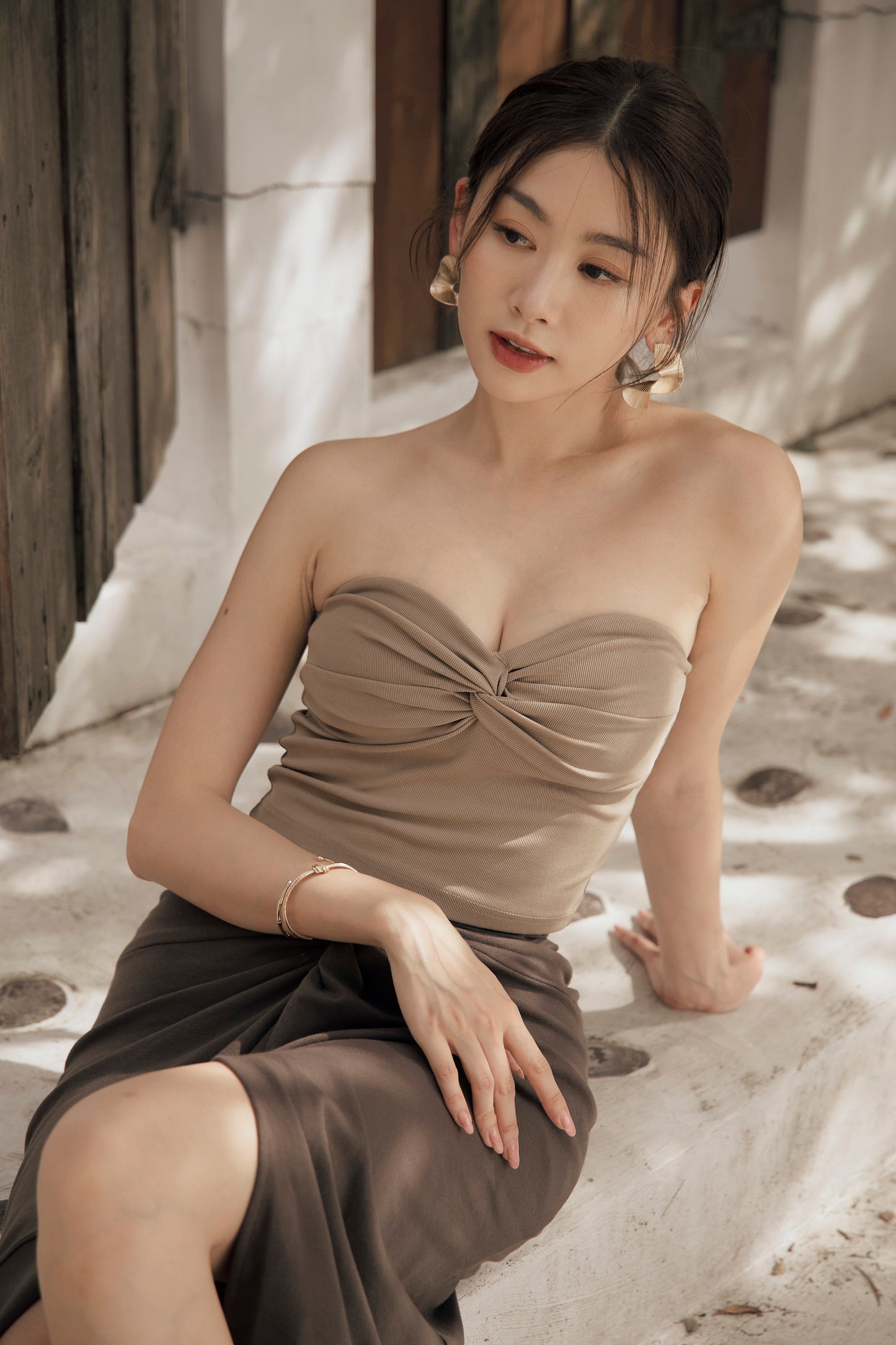 Front Knot Strapless Bra Top (美胸扭結平口) By Beigy - Milu