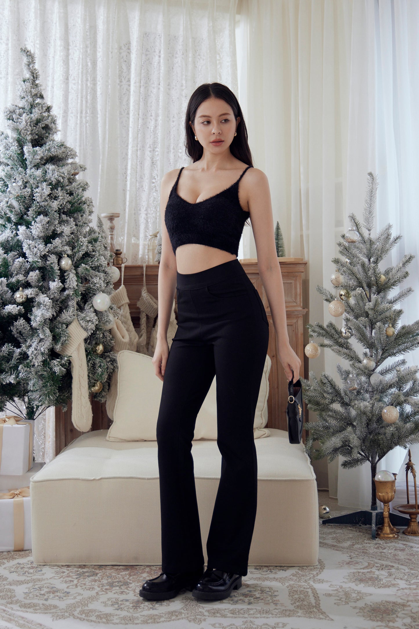 Slimming Flared Pant (塑形藏肉未來神褲2.0) By Beigy - Milu