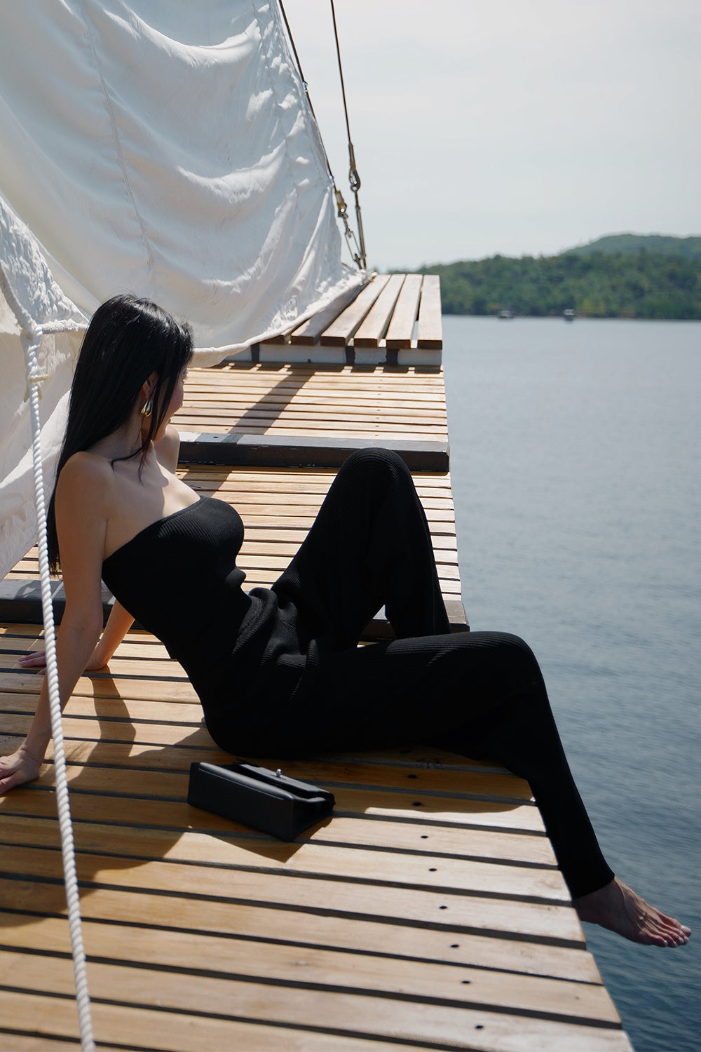 (現貨) Ice Knit High Waist Pants (冰紗長腿褲) By mumm - Milu