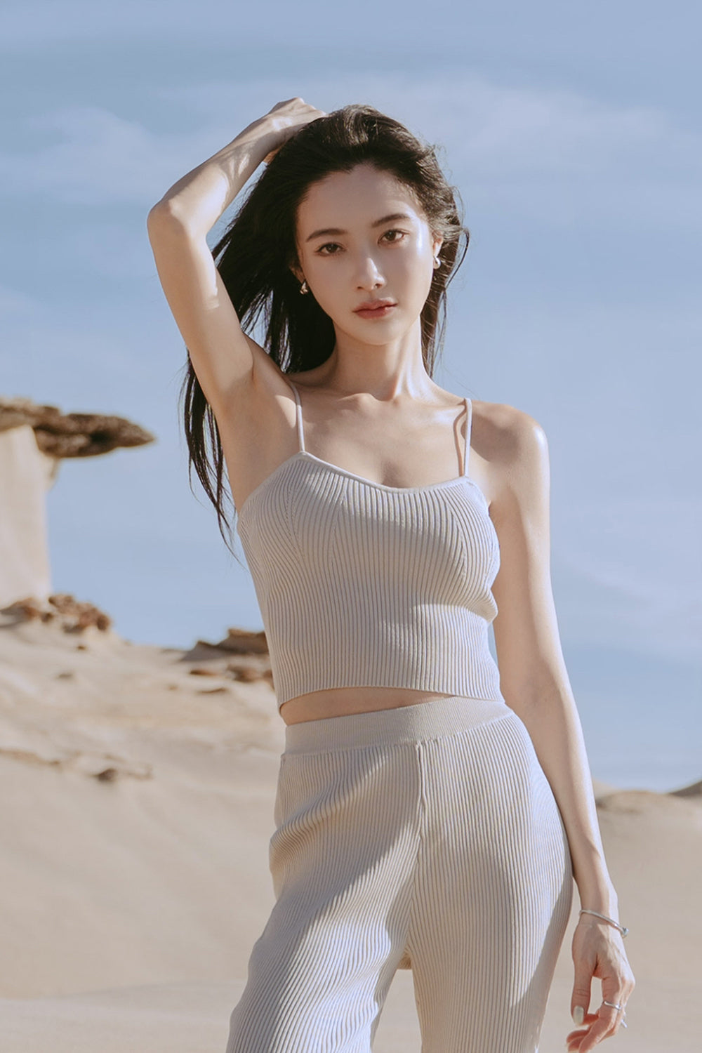 Ice Knit Thin Strap Bra Top (冰紗調節細肩) By mumm - Milu