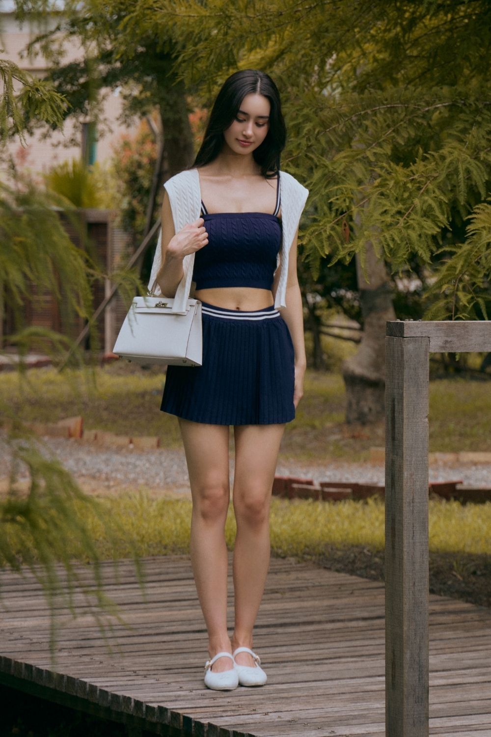 Afternoon Walk Pleated Skirt By mumm - Milu