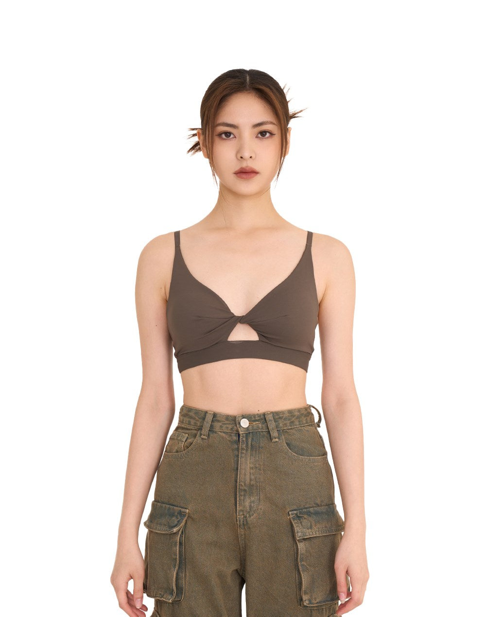 Essential Front Knot Bra Top (蝴蝶扭結) By mumm - Milu