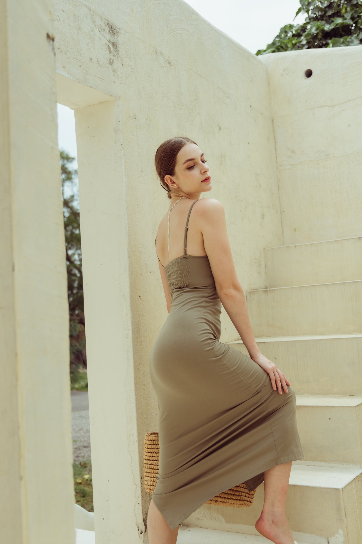 Deep V Front Knot Bra Dress (低胸扭結Push-Up款) By Beigy - Milu