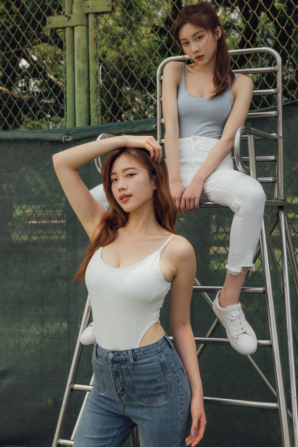 Cutout Padded Bodysuit (美式辣妹挖背連身衣) By Beigy - Milu