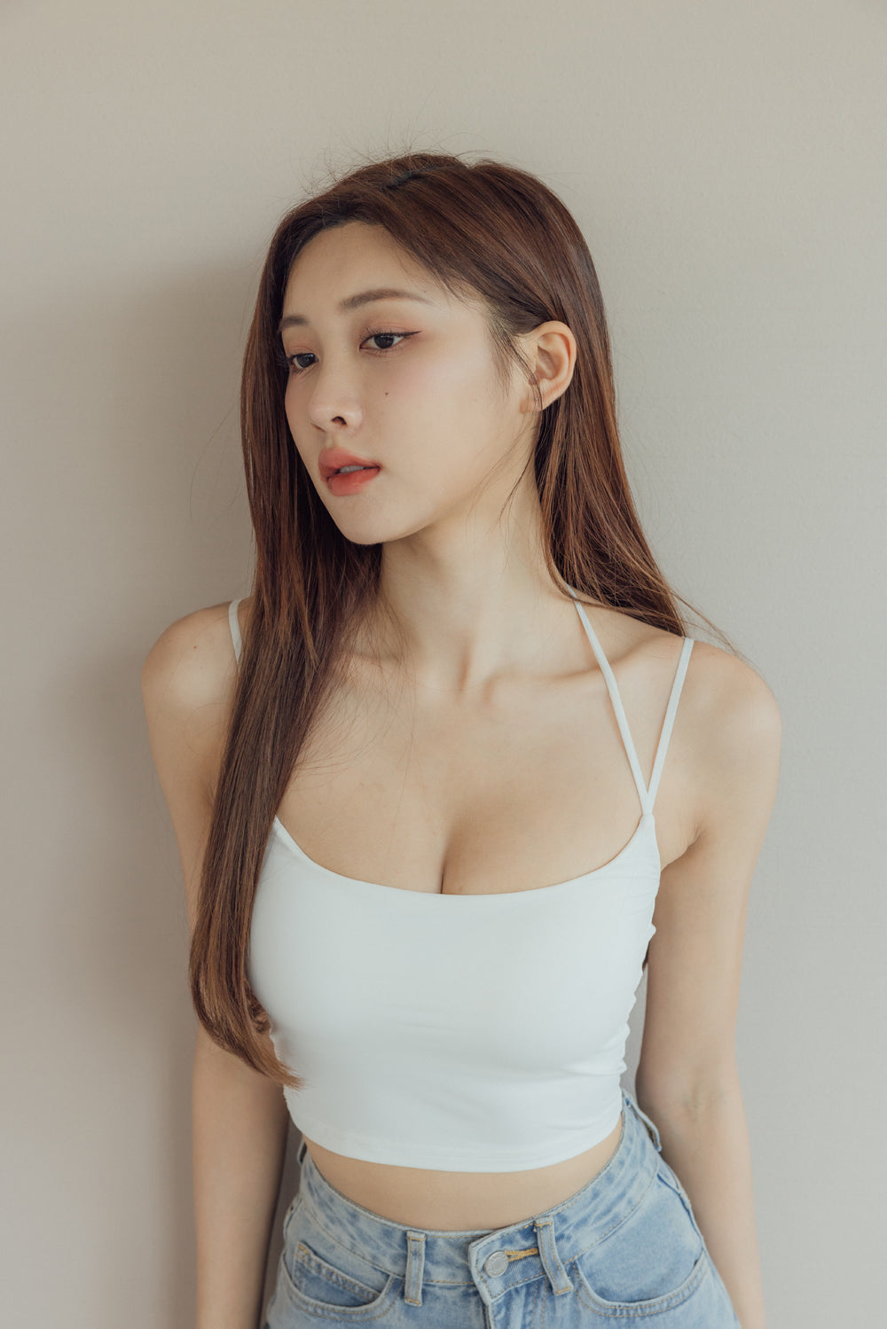 Cool Feeling Double Strap Bra Top (涼感爆乳雙肩帶繞脖) By Beigy - Milu