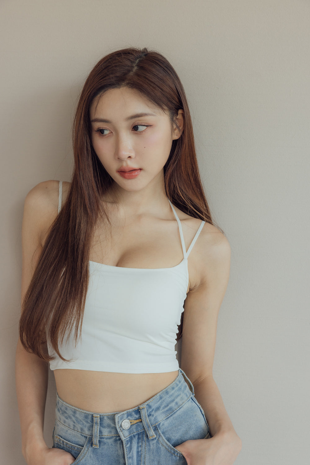 Cool Feeling Double Strap Bra Top (涼感爆乳雙肩帶繞脖) By Beigy - Milu