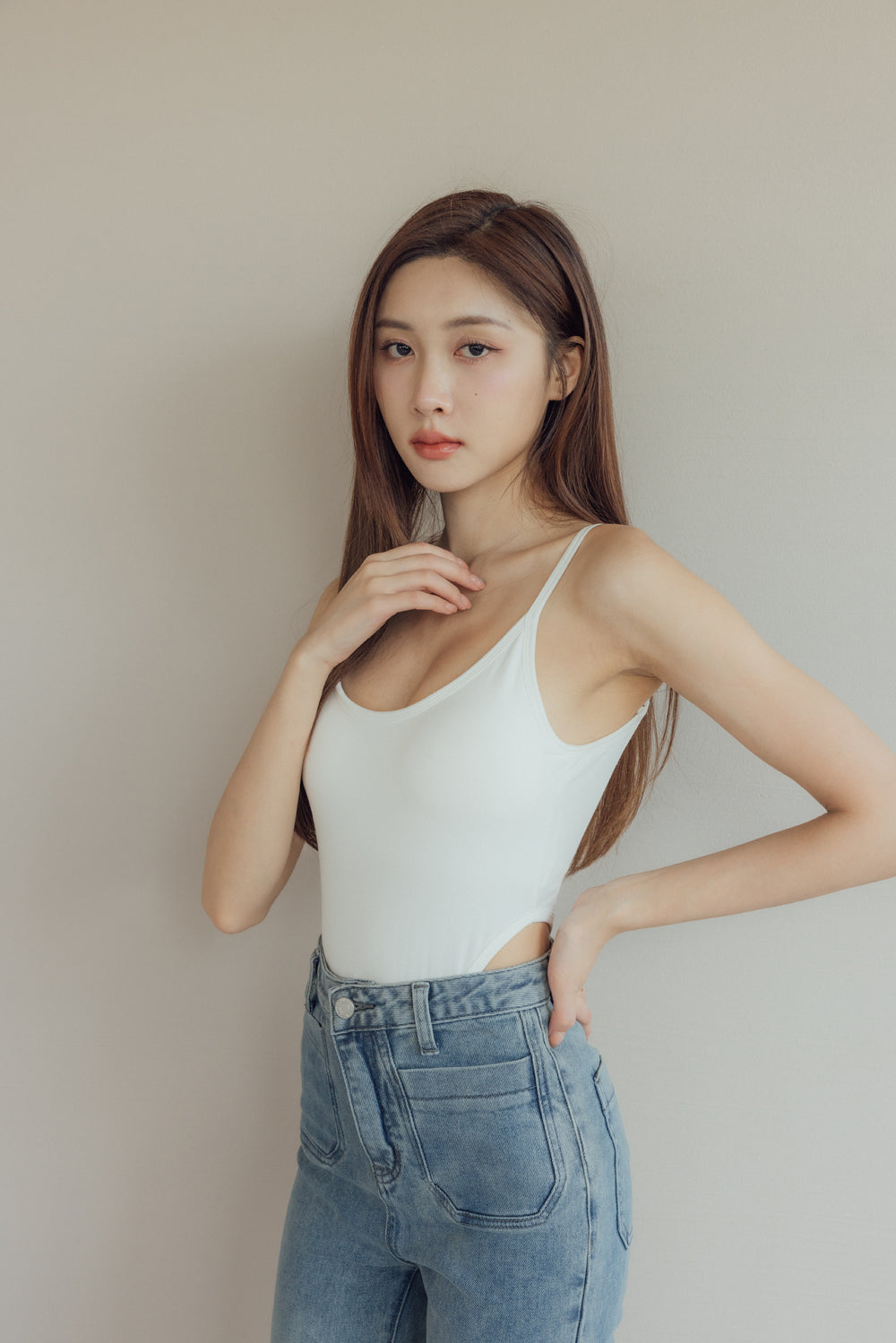 Cutout Padded Bodysuit (美式辣妹挖背連身衣) By Beigy - Milu