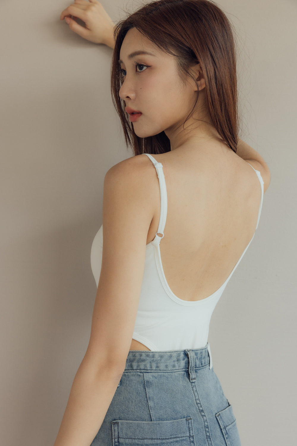 Cutout Padded Bodysuit (美式辣妹挖背連身衣) By Beigy - Milu