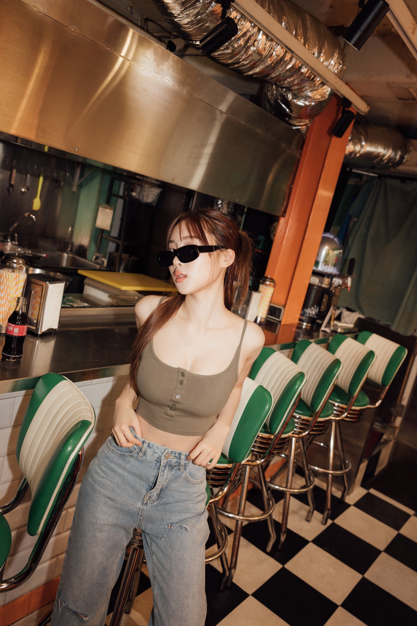Front Button Bra Top (美式可開扣) By Beigy - Milu