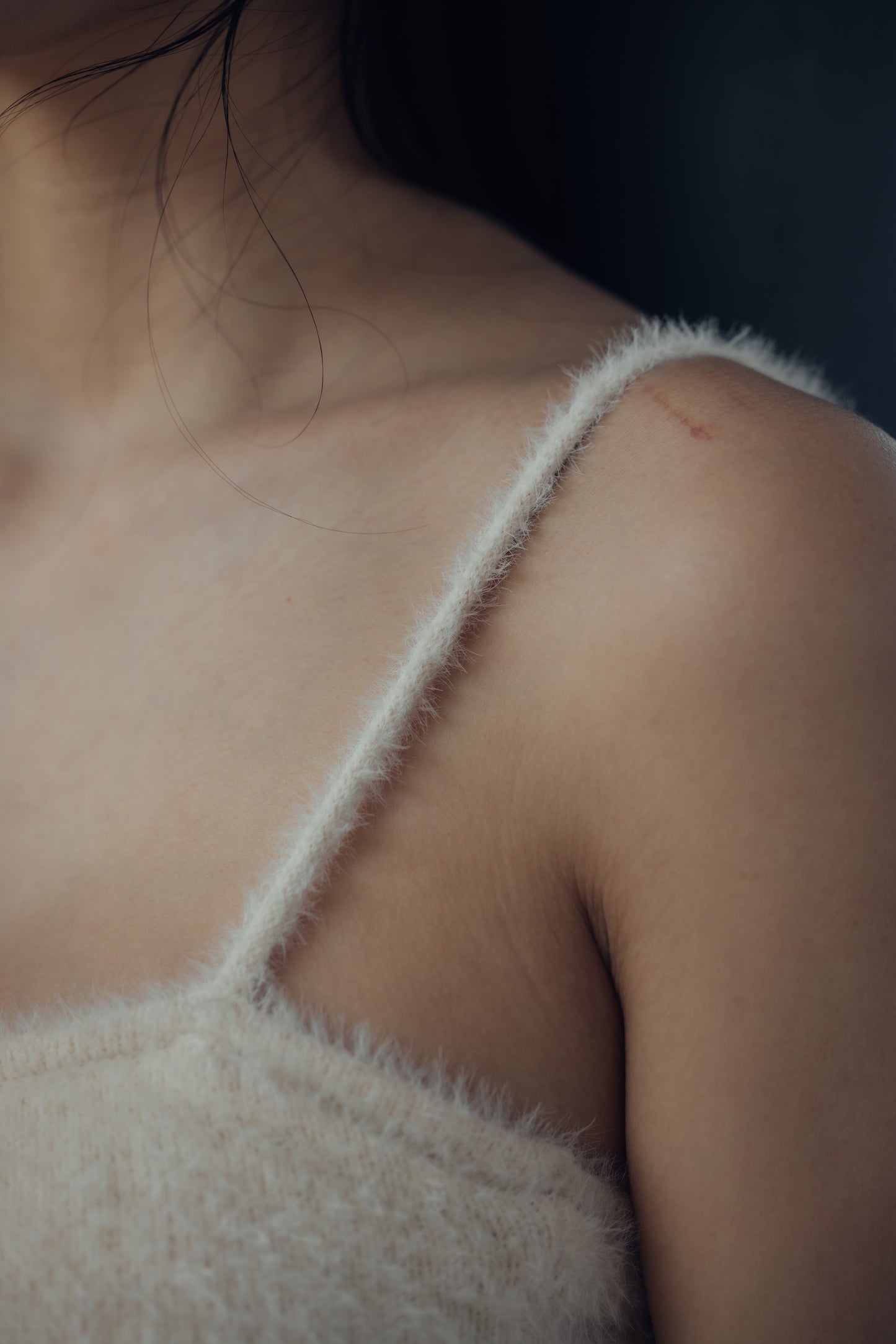 Faux Fur Push up Bra Top (水貂毛感平口美背) By Beigy - Milu