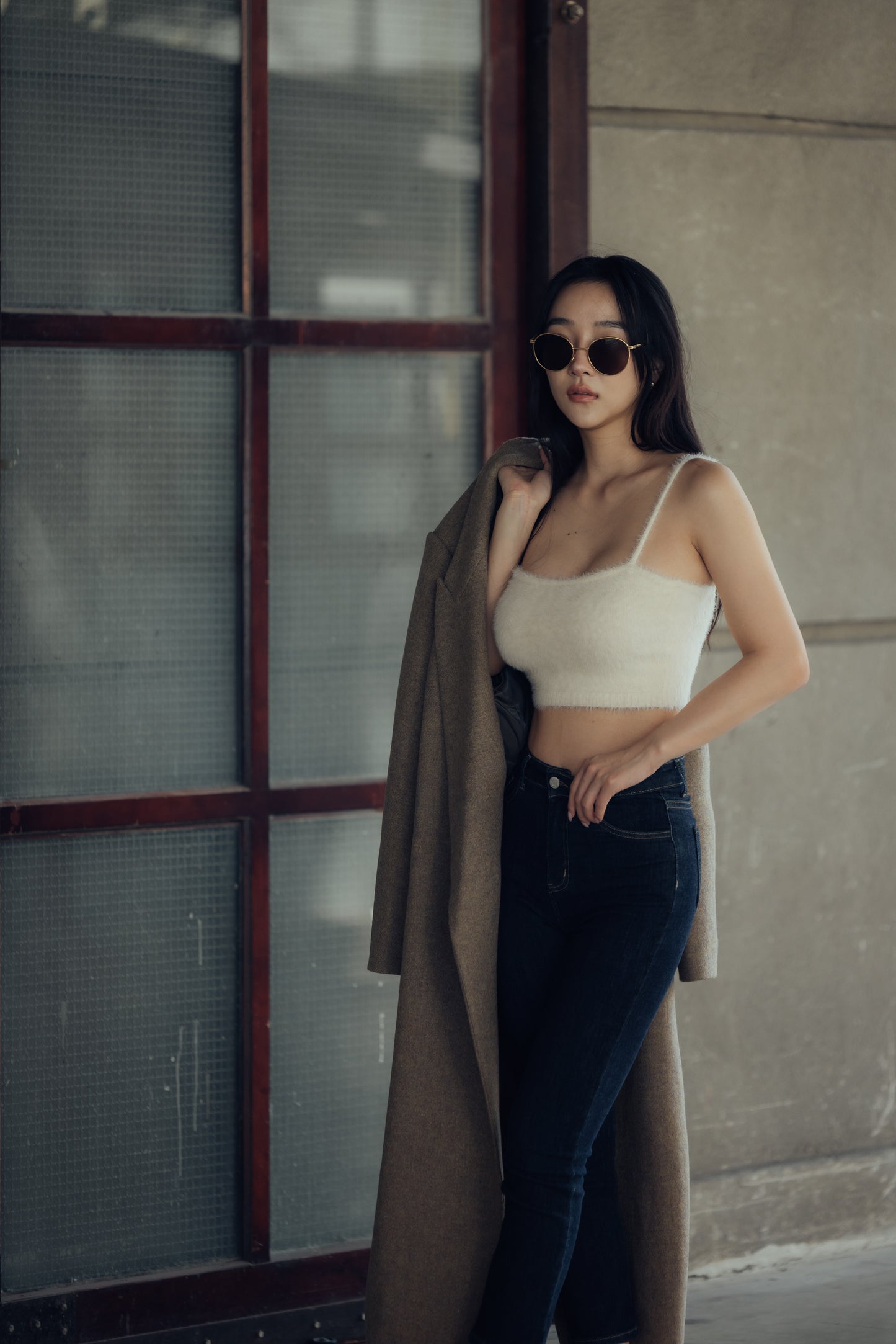 Faux Fur Push up Bra Top (水貂毛感平口美背) By Beigy - Milu