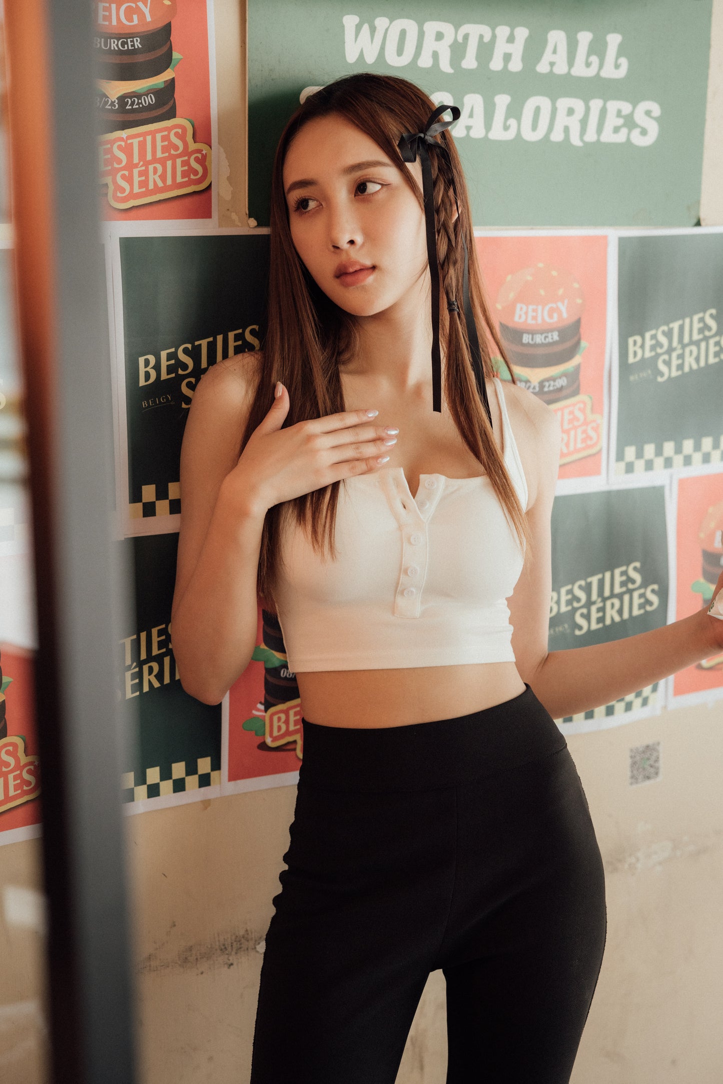Front Button Bra Top (美式可開扣) By Beigy - Milu