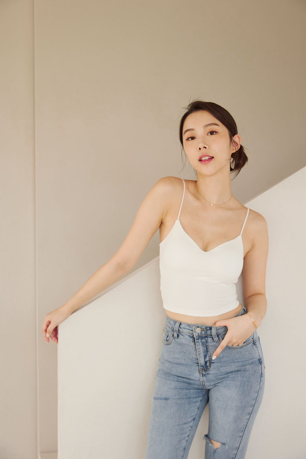 Cool Feeling V-neck Bra Top (爆乳涼感V領) By Beigy - Milu