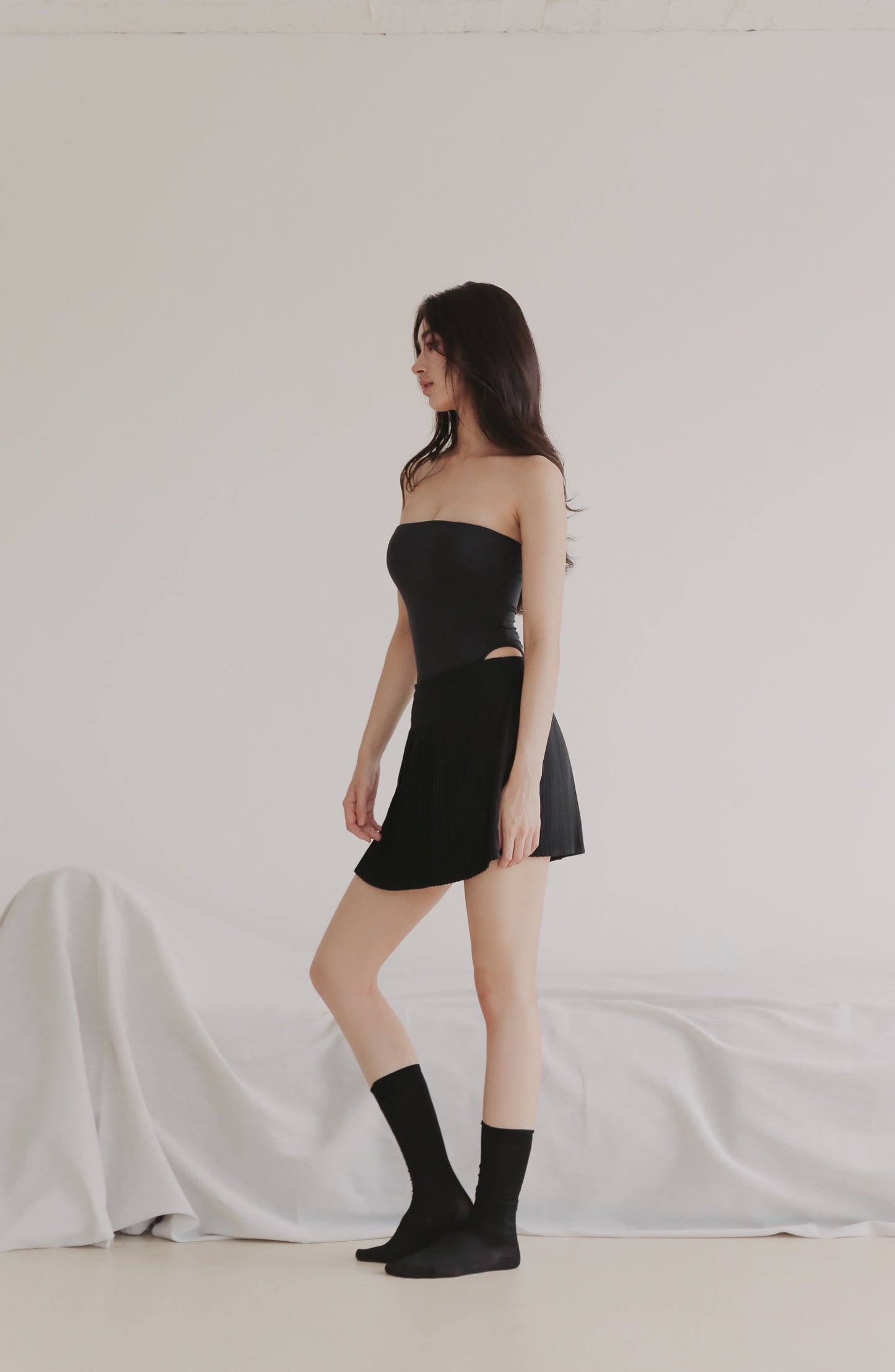 mumm Soft High Leg Bodysuit (平口高衩連體衣) By mumm - Milu