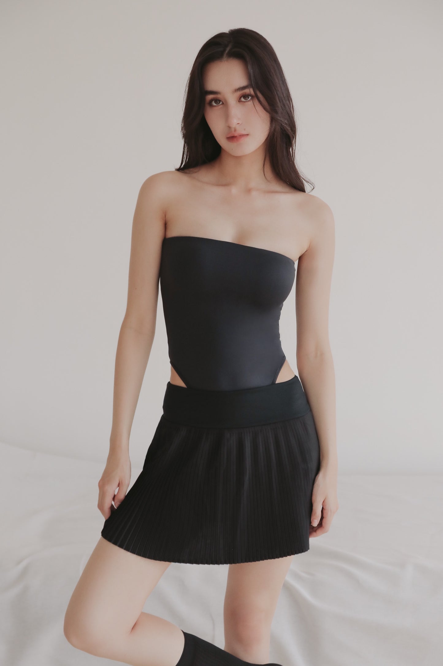 mumm Soft High Leg Bodysuit (平口高衩連體衣) By mumm - Milu