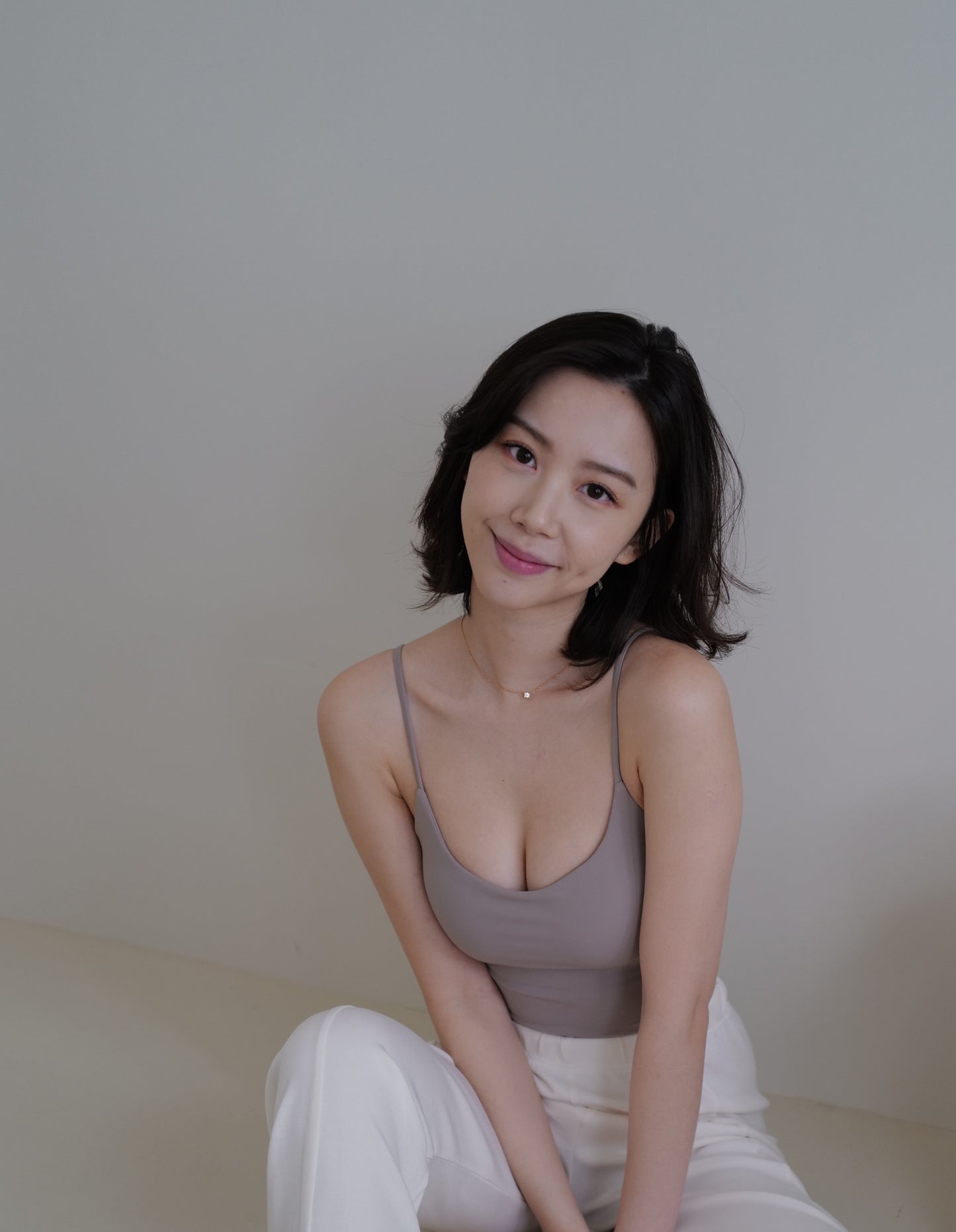 Push Up U-Neck Bra Top Long Ver. (爆乳U領/長版) By Beigy - Milu