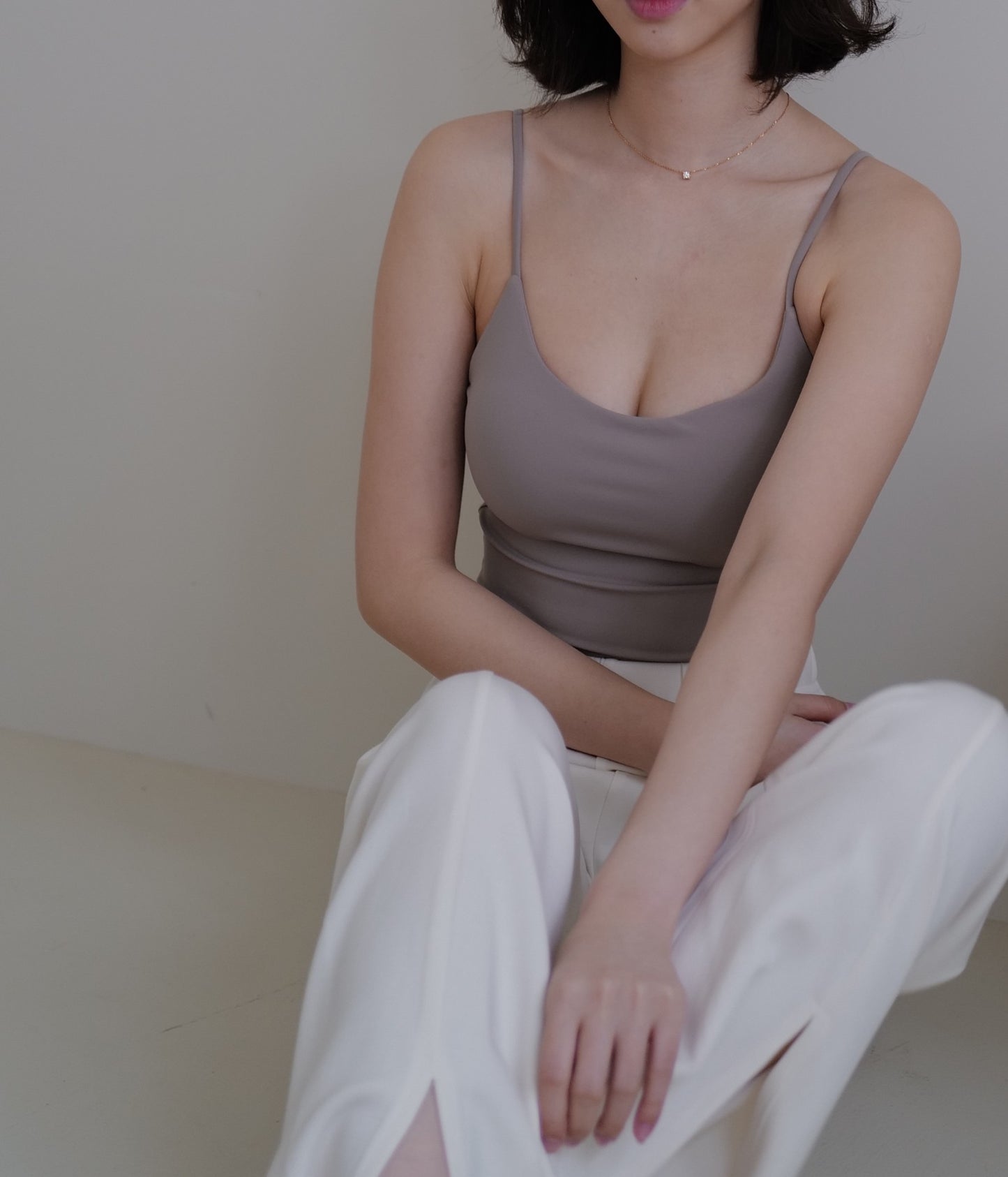 Push Up U-Neck Bra Top Long Ver. (爆乳U領/長版) By Beigy - Milu