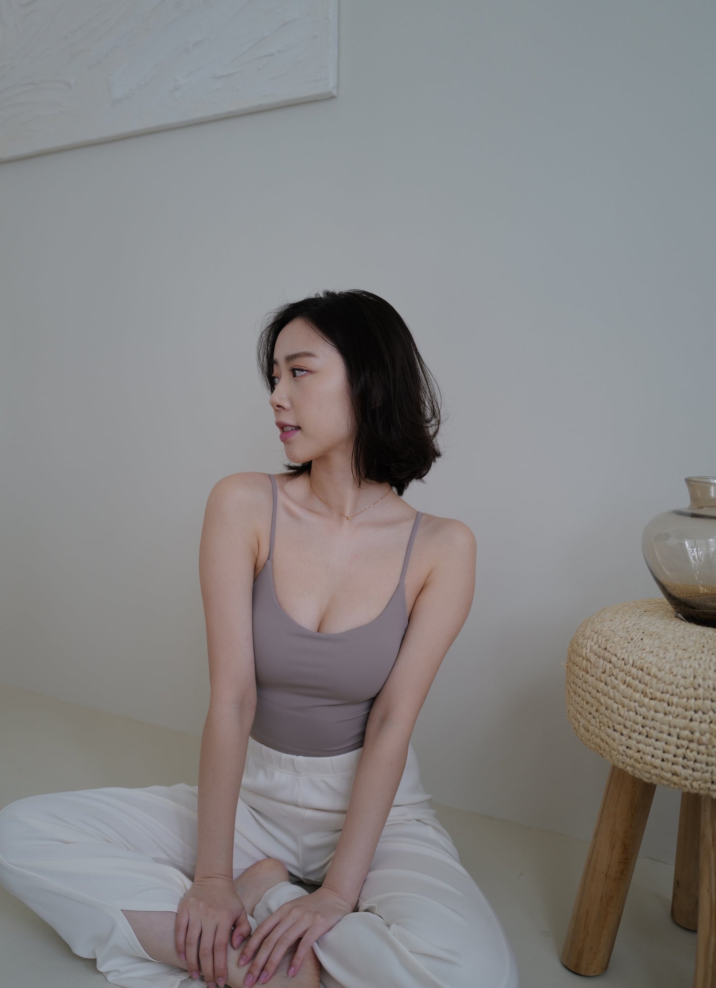 Push Up U-Neck Bra Top Long Ver. (爆乳U領/長版) By Beigy - Milu