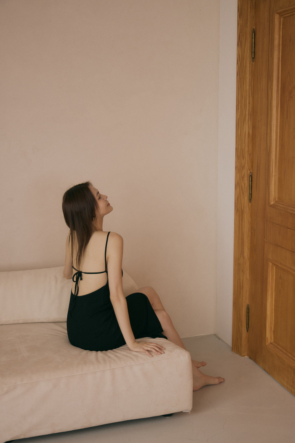 Open Back Halter Bra Dress (160以下必入-美背後綁帶削肩) By Beigy - Milu