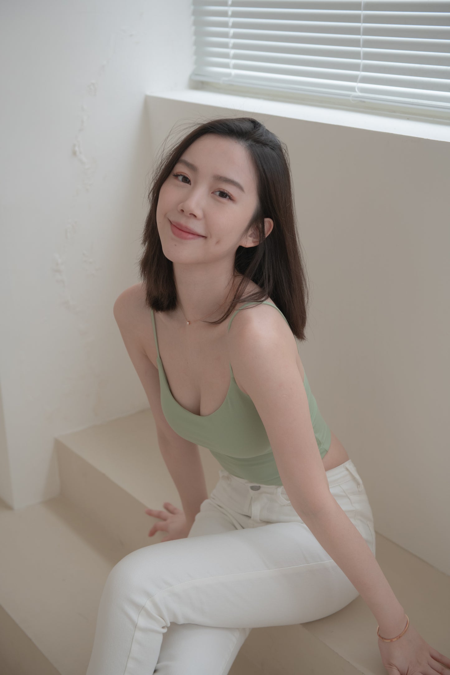 Push Up U-Neck Bra Top Short Ver. (爆乳U領/短版) By Beigy - Milu