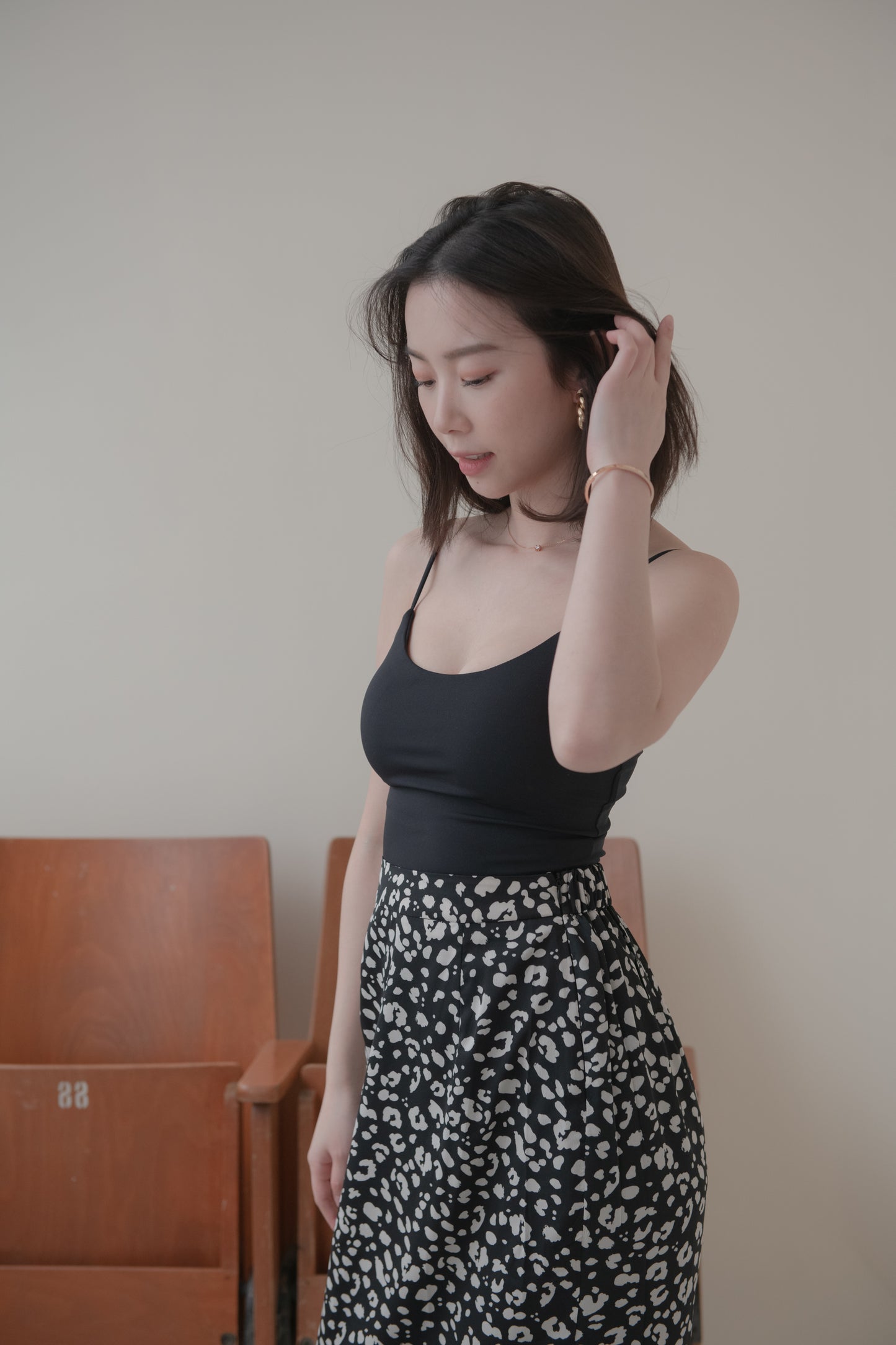 Push Up U-Neck Bra Top Long Ver. (爆乳U領/長版) By Beigy - Milu
