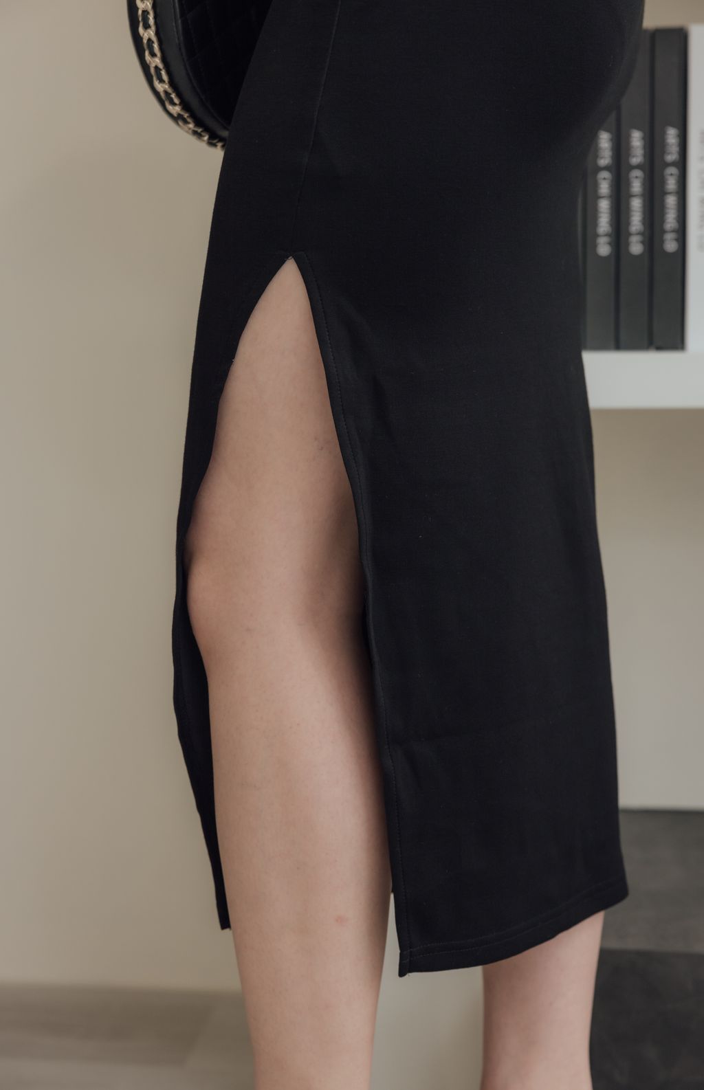 One Shoulder Maxi Bra Dress (單肩心機美背) By Beigy - Milu
