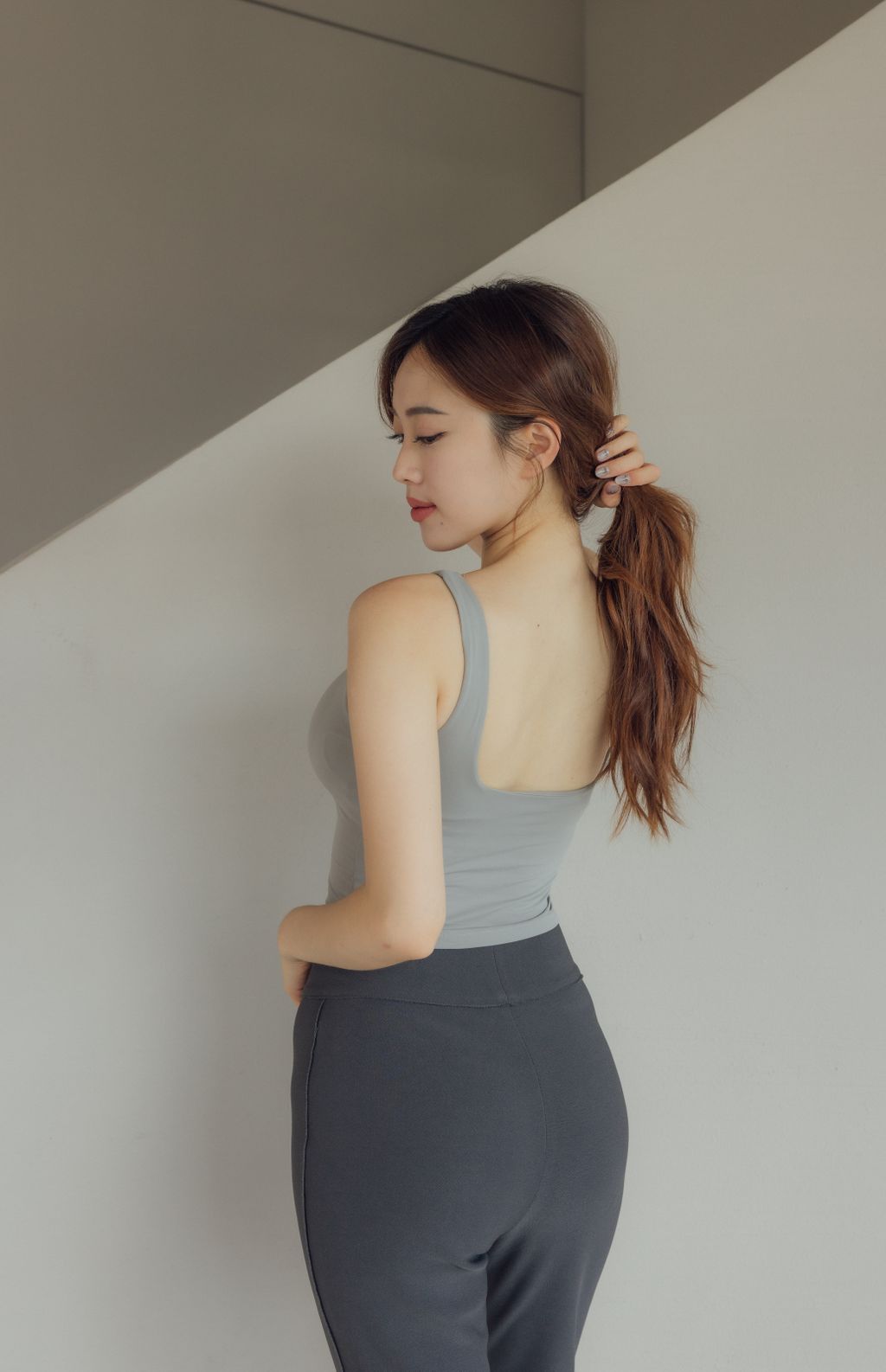 Base V-Neck Bra Top (爆乳V領裸感) By Beigy - Milu
