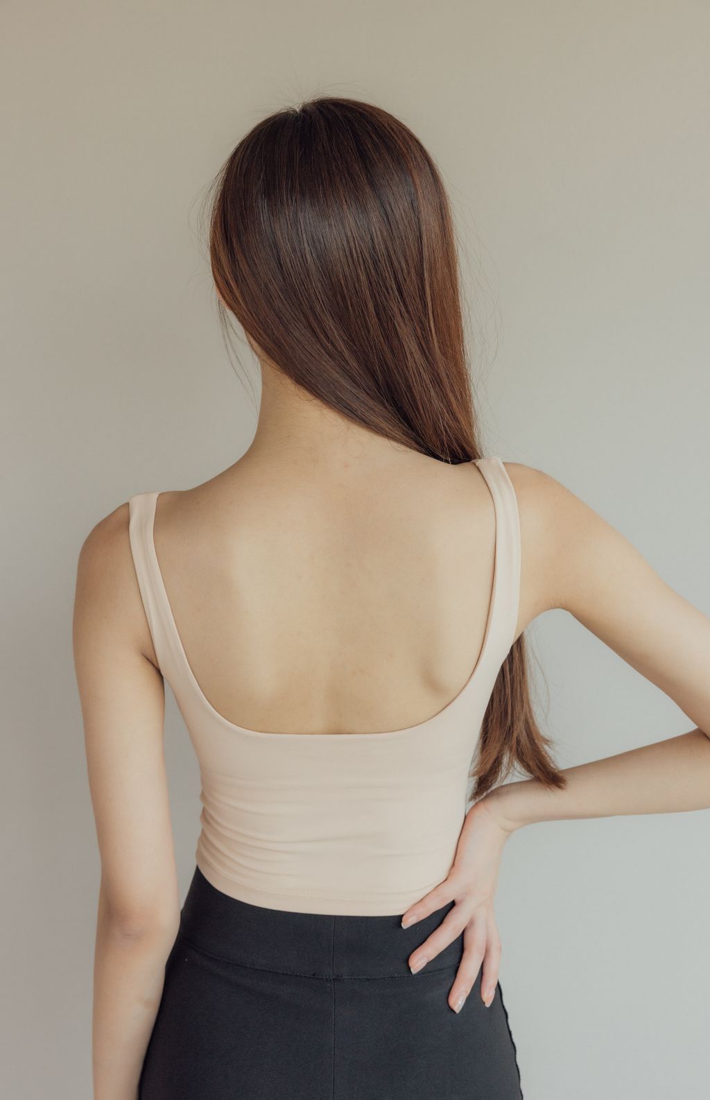 Base V-Neck Bra Top (爆乳V領裸感) By Beigy - Milu