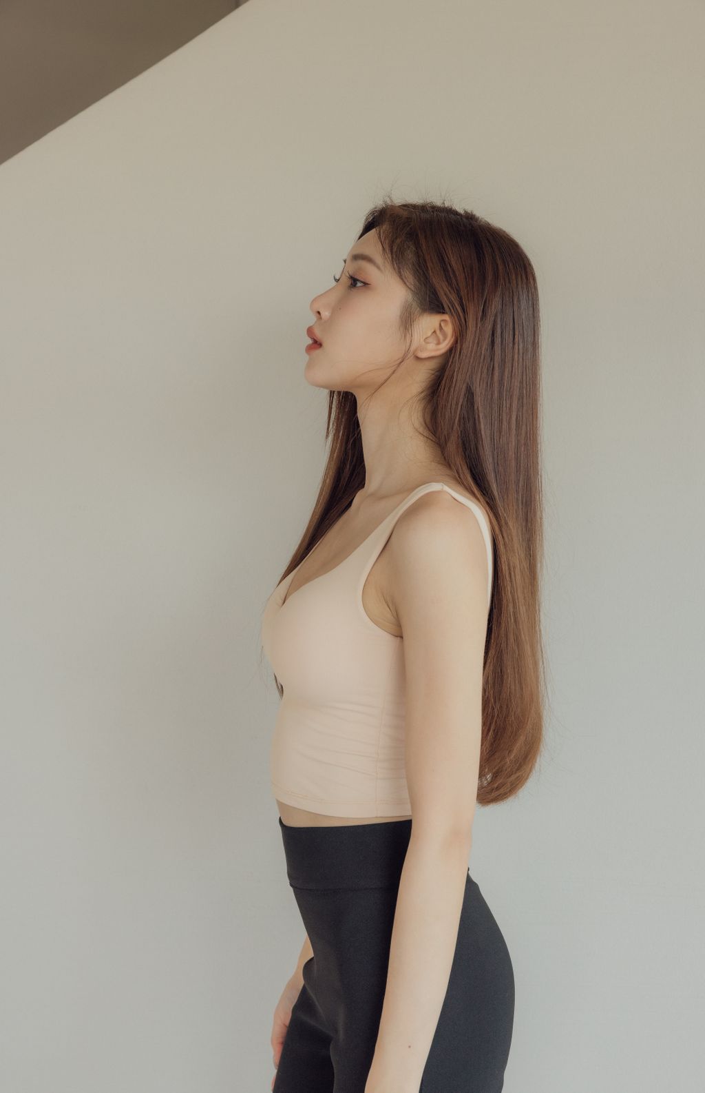 Base V-Neck Bra Top (爆乳V領裸感) By Beigy - Milu