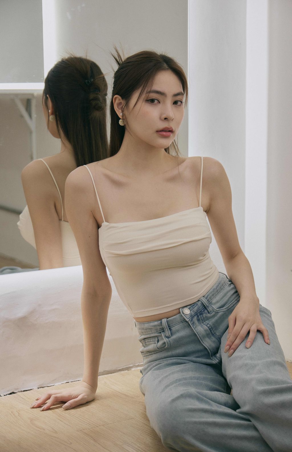 Scratched Strap Bra Top (藏肚收腰push up) By Beigy - Milu