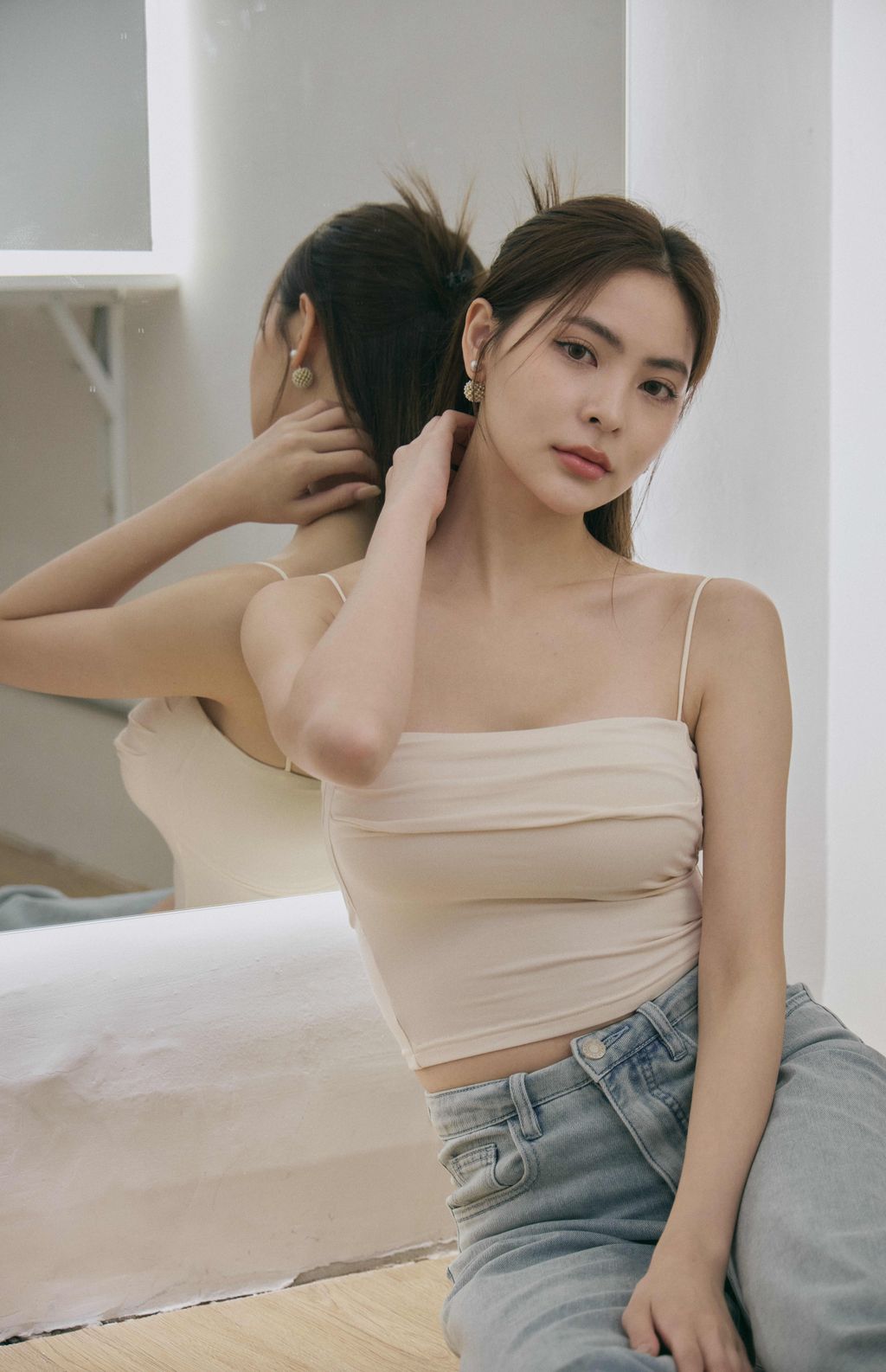 Scratched Strap Bra Top (藏肚收腰push up) By Beigy - Milu