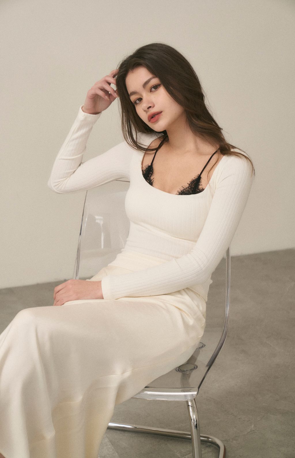 Lace Two-Piece Bra Top (蕾絲假兩件Bra Top) By Beigy - Milu