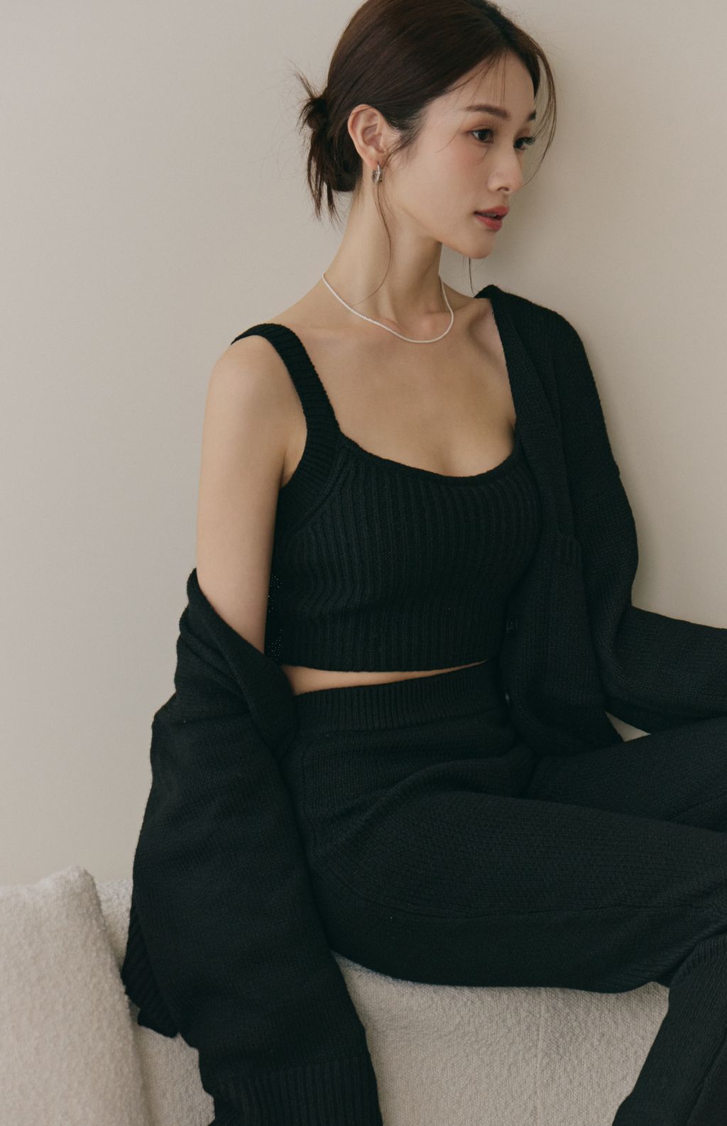 Soft Skin Wide Ribbed Bra Top (親膚粗針螺紋Bra Top) By Beigy - Milu