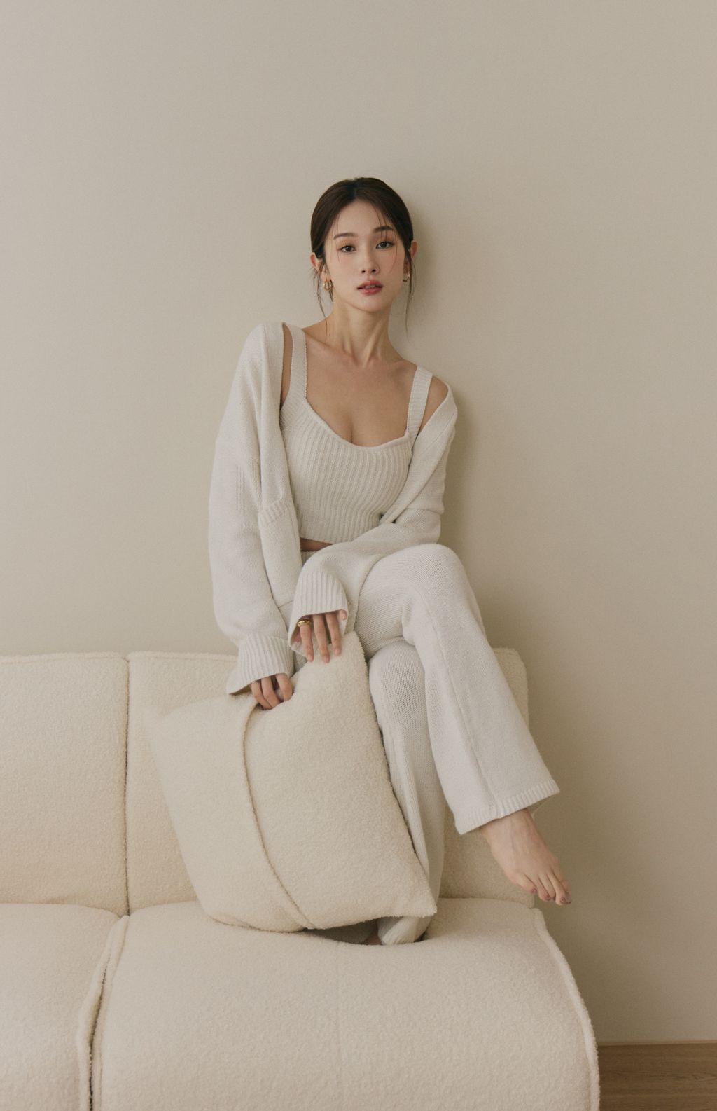 Soft Skin Wide Ribbed Bra Top (親膚粗針螺紋Bra Top) By Beigy - Milu